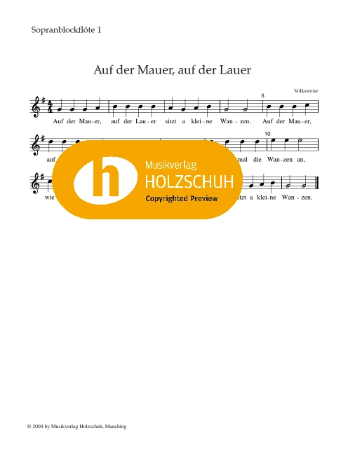 Auf der Mauer, auf der Lauer